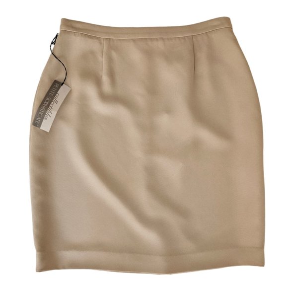 Petite Sophisticate Vintage Pencil Suit Skirt | NWT | 10P | Bone/Cream - Picture 11 of 16